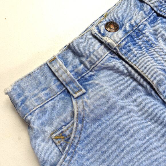 Vintage Lee Skirt Girls Size 5 Light Wash Mini Denim - Picture 2 of 7